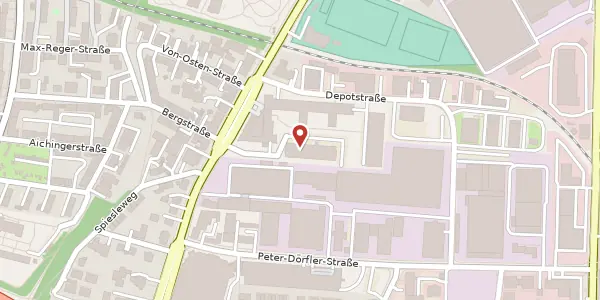 Karte der Umgebung von Gögginger Str. 105A, 86199 Augsburg