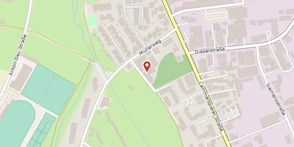 Karte der Umgebung von Müllerweg 8d, 63165 Mühlheim