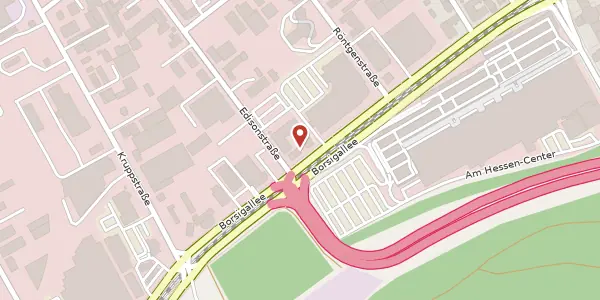 Karte der Umgebung von Borsigallee 37, 60388 Frankfurt