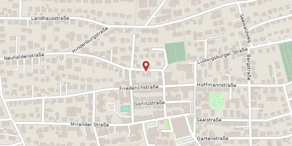 Karte der Umgebung von Neuhaldenstraße 7, 70825 Korntal-Münchingen