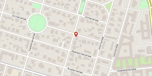 Karte der Umgebung von Lindenallee 44, 14050 Berlin