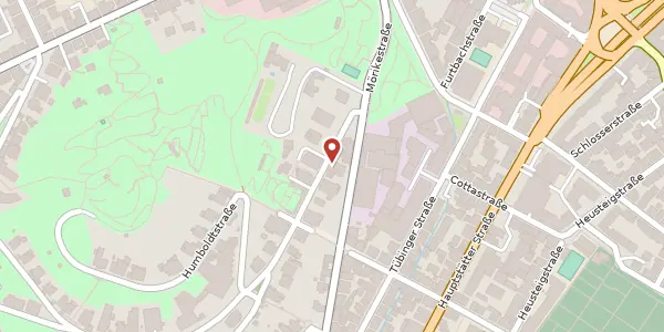 Karte der Umgebung von Mörikestraße 3, 70178 Stuttgart