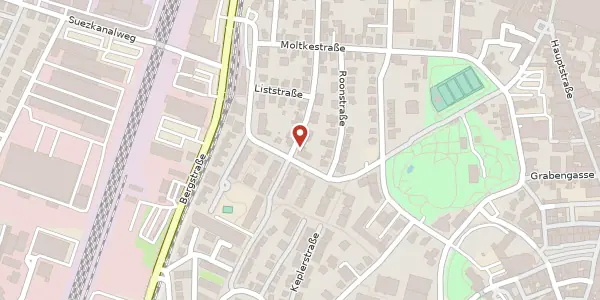 Karte der Umgebung von Hölderlinstraße 13, 69469 Weinheim