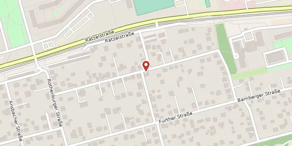 Karte der Umgebung von Erlanger Straße 11a, 04207 Leipzig