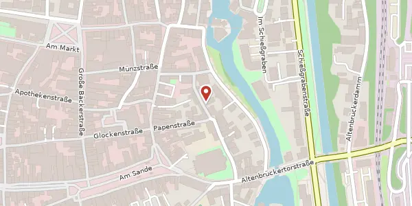Karte der Umgebung von Wandfärberstraße 8, 21335 Lüneburg