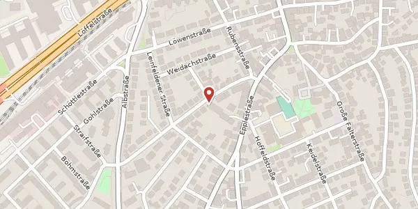 Karte der Umgebung von Wurmlingerstraße 9, 70597 Stuttgart