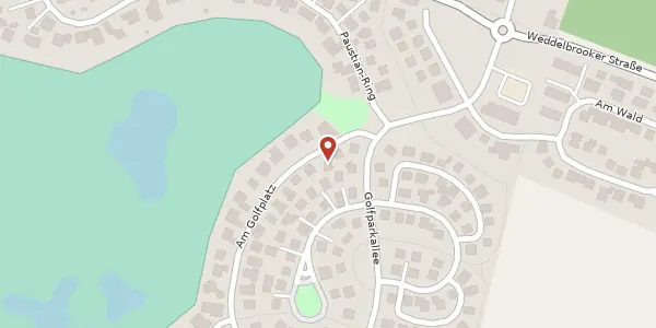 Karte der Umgebung von Am Golfplatz 5, 24576 Bad Bramstedt
