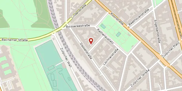 Karte der Umgebung von Görresstr. 14, 50674 Köln