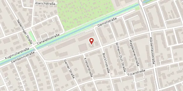 Karte der Umgebung von Klugstr. 33, 80638 München