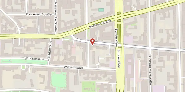 Karte der Umgebung von Badensche Straße 33, 10715 Berlin