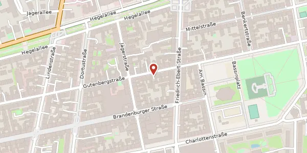 Karte der Umgebung von Gutenbergstr. 29, 14467 Potsdam