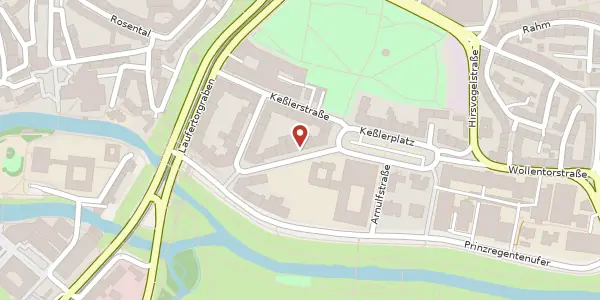 Karte der Umgebung von Theodorstr. 7, 90489 Nürnberg