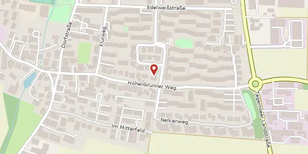 Karte der Umgebung von Hohenbrunner Weg 43, 82024 Taufkirchen