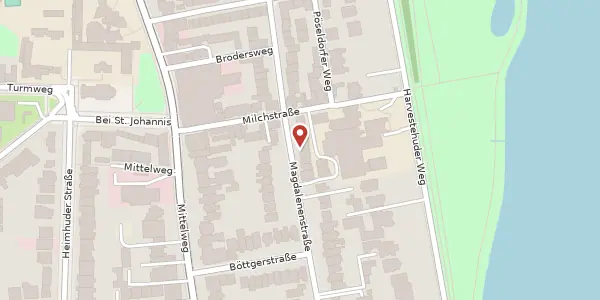 Karte der Umgebung von Magdalenenstr. 47, 20148 Hamburg