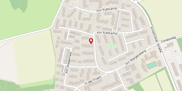Karte der Umgebung von Am Mergelsberg 33, 40629 Düsseldorf