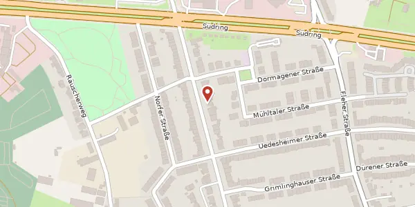 Karte der Umgebung von Volmerswerther Str. 212, 40221 Düsseldorf