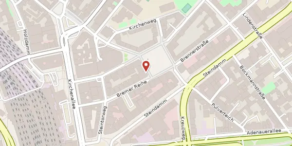 Karte der Umgebung von Hansaplatz 5, 20099 Hamburg