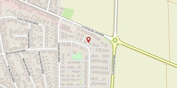 Karte der Umgebung von Richard-von-Weizsäcker-Straße 25, 68753 Waghäusel