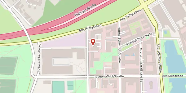 Karte der Umgebung von Paul-Wassermann-Str. 3, 81829 München
