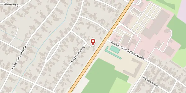 Karte der Umgebung von Narzissenweg 16, 06886 Lutherstadt Wittenberg