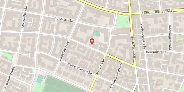 Karte der Umgebung von Georgenstr. 72, 80799 München
