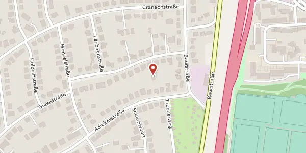 Karte der Umgebung von Giesestraße 46a, 22607 Hamburg
