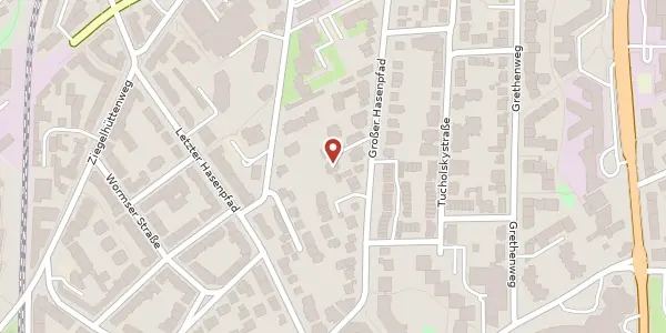 Karte der Umgebung von Großer Hasenpfad 88, 60598 Frankfurt