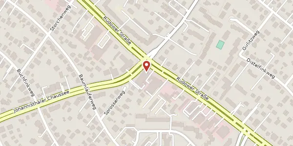 Karte der Umgebung von Rudower Straße 132, 12351 Berlin
