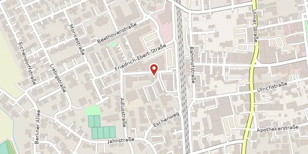 Karte der Umgebung von Gustav-Stresemann-Str. 1 b, 89257 Illertissen