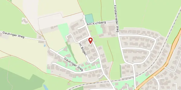 Karte der Umgebung von Kirchenstr. 21, 82065 Baierbrunn