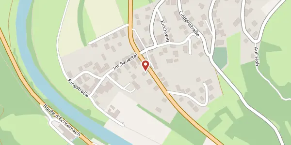 Karte der Umgebung von Echternacher Str. 5 a, 54310 Ralingen
