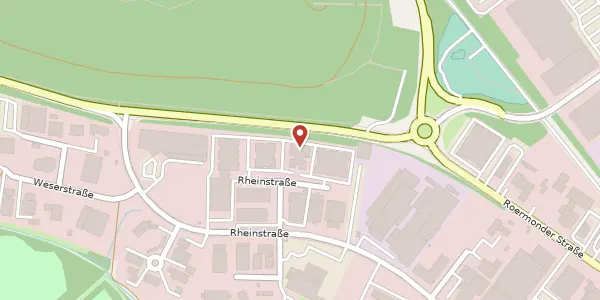 Karte der Umgebung von Rheinstr. 7, 41836 Hückelhoven