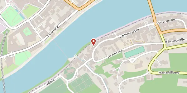 Karte der Umgebung von Lederergasse 46, 94032 Passau