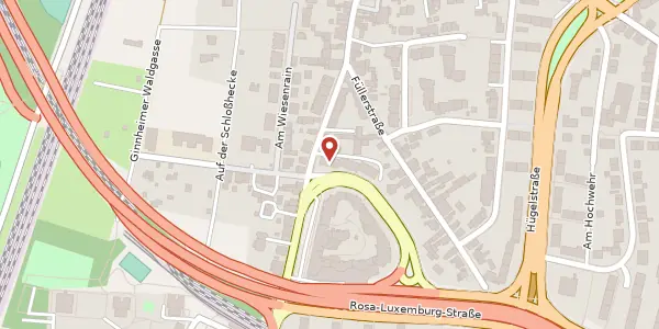 Karte der Umgebung von Ginnheimer Landstr. 182, 60431 Frankfurt