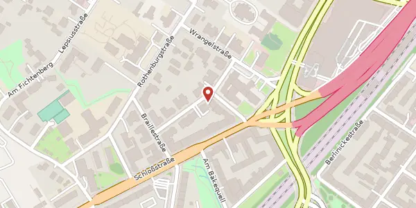 Karte der Umgebung von Wulffstraße 7, 12165 Berlin
