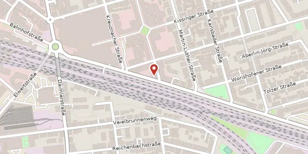 Karte der Umgebung von Deckerstraße 39, 70372 Stuttgart