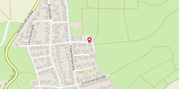 Karte der Umgebung von Innere Bergstraße 32, 74223 Flein