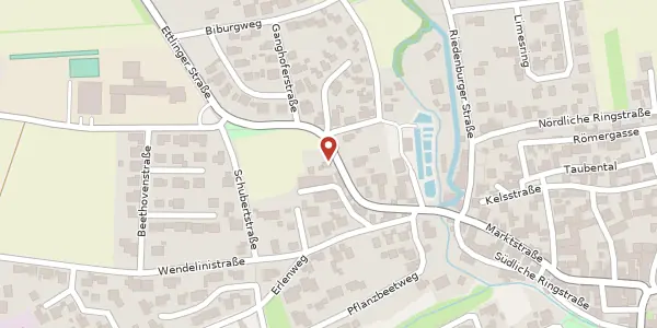 Karte der Umgebung von Ettlinger Str. 11, 85104 Pförring