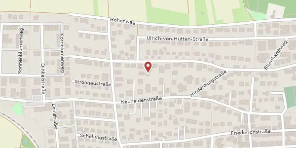 Karte der Umgebung von Landhausstraße 33, 70825 Korntal-Münchingen