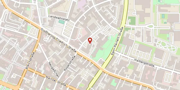 Karte der Umgebung von Kleine Rosenstraße 4, 66117 Saarbrücken