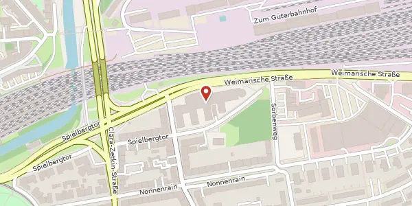 Karte der Umgebung von Weimarische Straße 44, 99099 Erfurt
