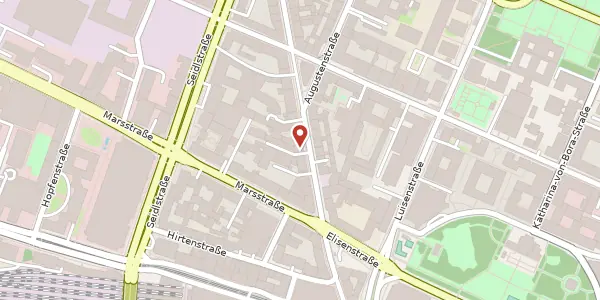 Karte der Umgebung von Dachauer Str. 17, 80335 München