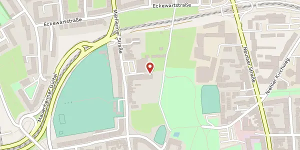 Karte der Umgebung von Merheimer Str. 314c, 50733 Köln