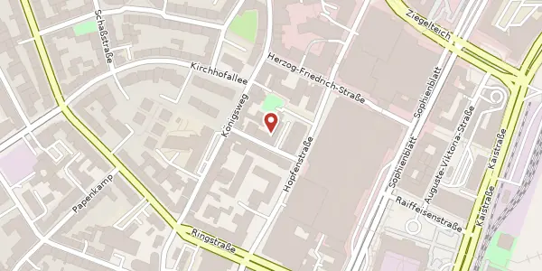 Karte der Umgebung von Lerchenstraße 18-20, 24103 Kiel