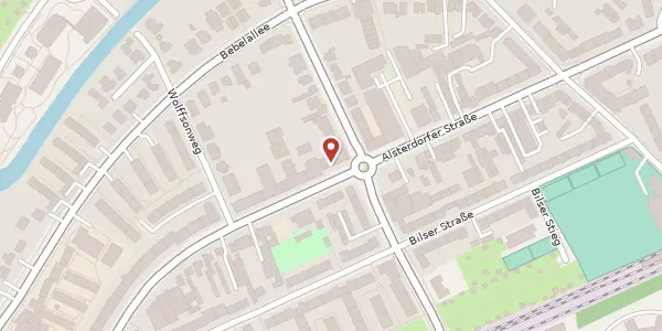 Karte der Umgebung von Alsterdorfer Straße 245, 22297 Hamburg