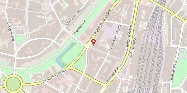 Karte der Umgebung von Windthorststr. 20, 48143 Münster