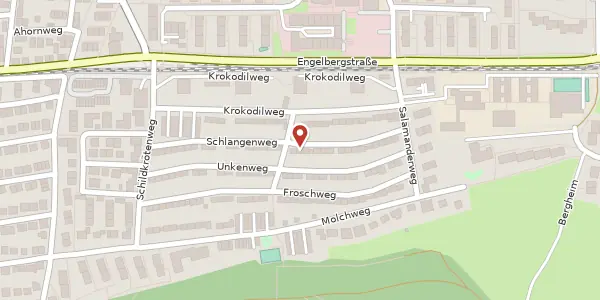 Karte der Umgebung von Schlangenweg 25, 70499 Stuttgart