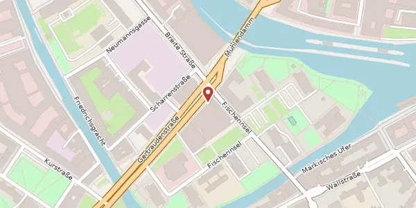 Karte der Umgebung von Gertraudenstraße 20, 10178 Berlin