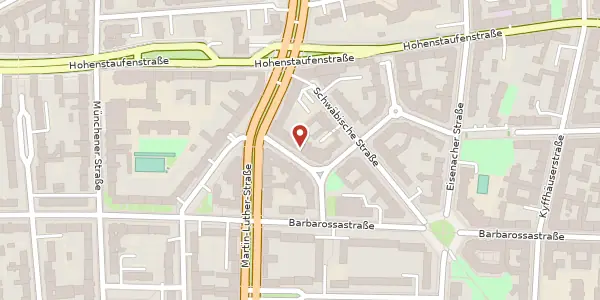 Karte der Umgebung von Traunsteiner Straße 8, 10781 Berlin