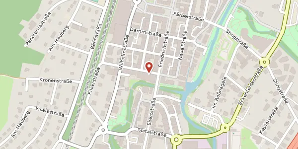 Karte der Umgebung von Schwanenstraße 1, 72336 Balingen